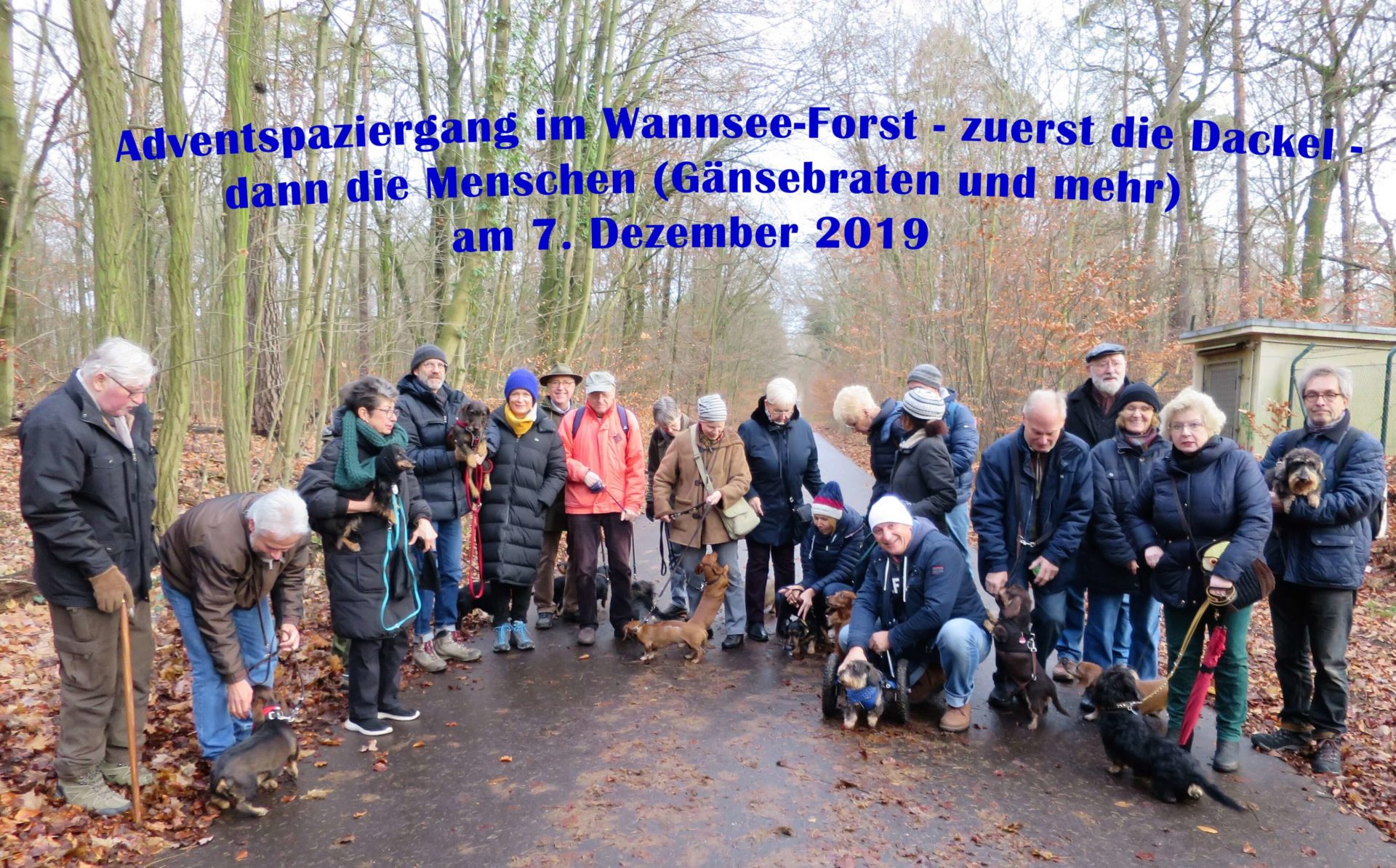Adventsspaziergang in Wannsee am 7. Dezember 2019