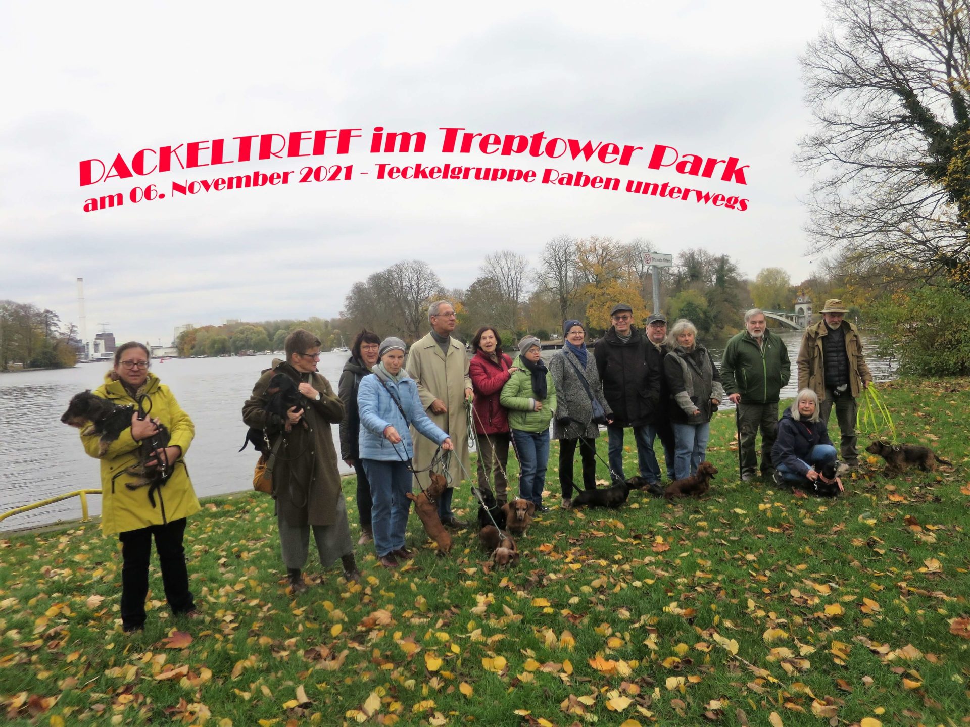 Dackeltreff im Treptower Park - 6. November 2021